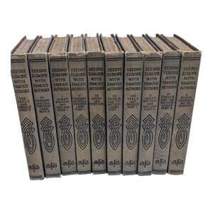 Seeing Europe with Famous Authors, Halsey (1914) 10 Vols. Ireland, Italy, France